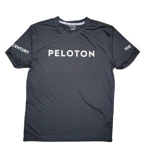 Peloton Century Men's T-Shirt Black logo tee shirt size small